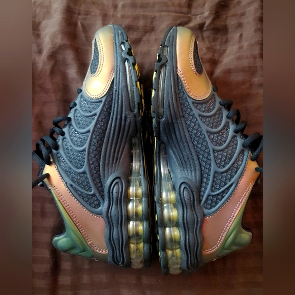 Nike Air Tuned Max Black/Celery-Dark Charcoal Men's Size 8 - Picture 6 of 7